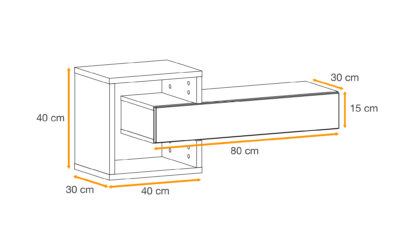 ASM Möbel Wandmodul Easy type 03 – Bild 3