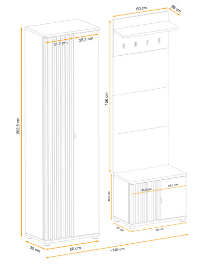 ASM Möbel Wandmodul Pedro VI – Bild 12
