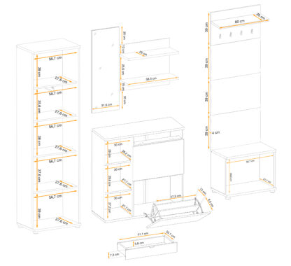 ASM Möbel Wandmodul Pedro VII – Bild 19