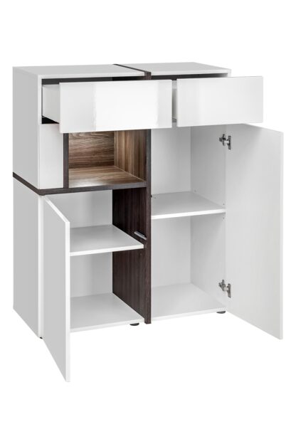 ASM Möbel Mittelhoher Schrank Cross – Bild 2