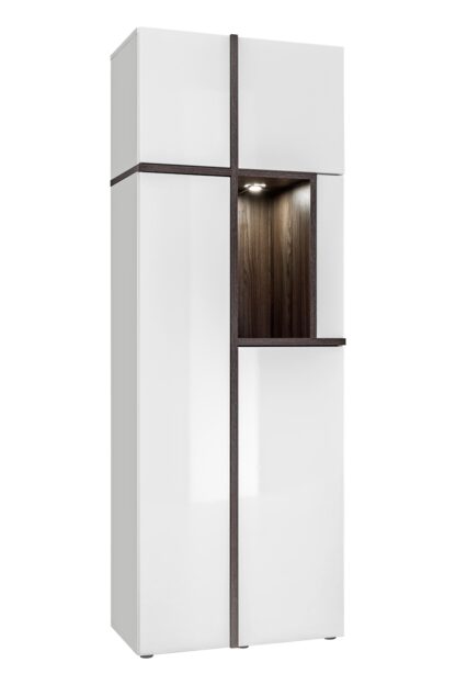 ASM Möbel Hoher Schrank Cross