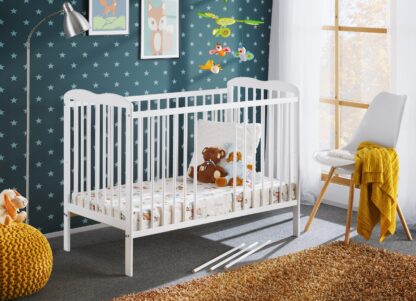 ASM Möbel Babybett Ala II mit Matratze – Bild 2