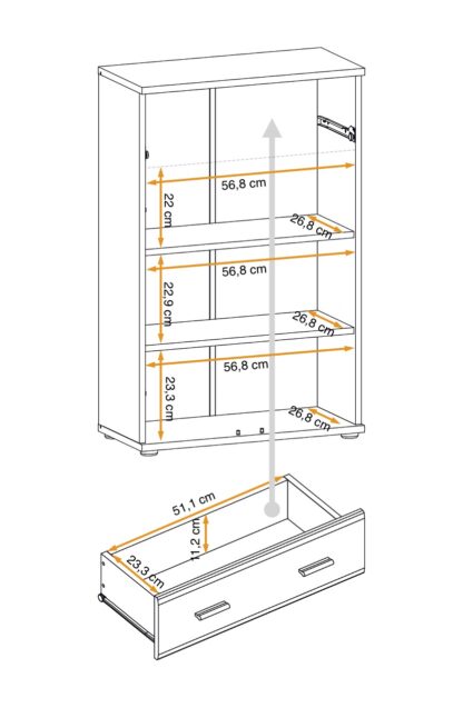 ASM Möbel Eingangsbereich ARMARIO CABINET TYPE G – Bild 4
