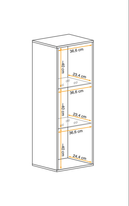 ASM Möbel Vitrine FLY 22 – Bild 8