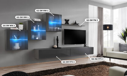 ASM Möbel Wohnwand Switch XX – Bild 2