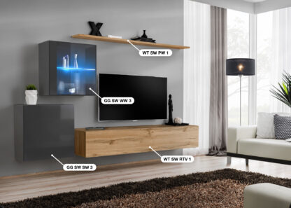 ASM Möbel Wohnwand Switch XV – Bild 2
