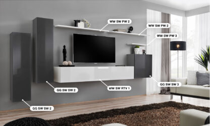 ASM Möbel Wohnwand Switch I – Bild 2