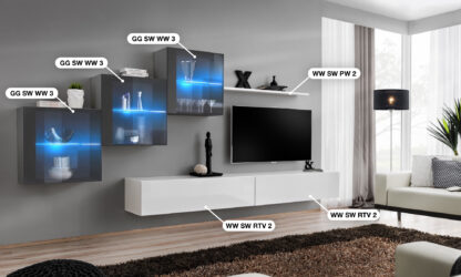 ASM Möbel Wohnwand Switch XX – Bild 2