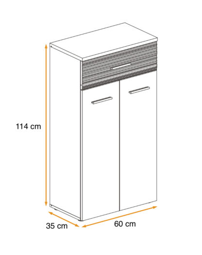 ASM Möbel Eingangsbereich GUSTAVO CABINET TYPE G – Bild 4