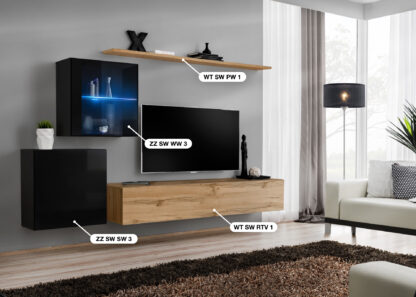 ASM Möbel Wohnwand Switch XV – Bild 2