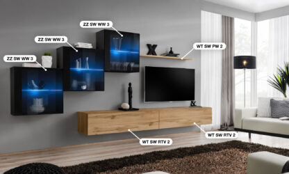 ASM Möbel Wohnwand Switch XX – Bild 2