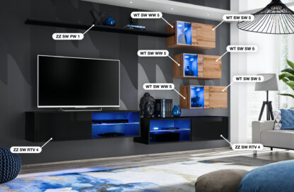ASM Möbel Wohnwand Switch XXIV – Bild 3