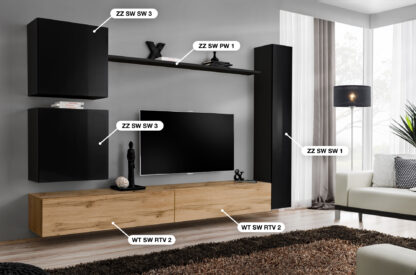 ASM Möbel Wohnwand Switch VIII – Bild 2