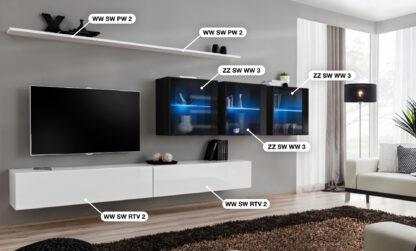 ASM Möbel Wohnwand Switch XVII – Bild 2