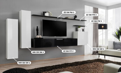 ASM Möbel Wohnwand Switch I – Bild 2