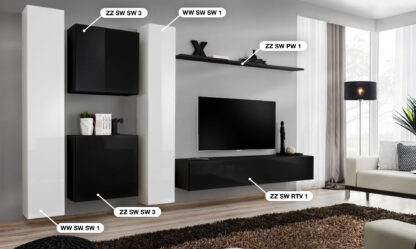 ASM Möbel Wohnwand Switch VI – Bild 2