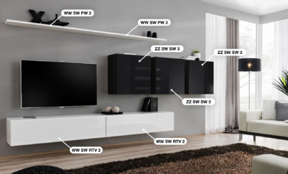 ASM Möbel Wohnwand Switch VII – Bild 2