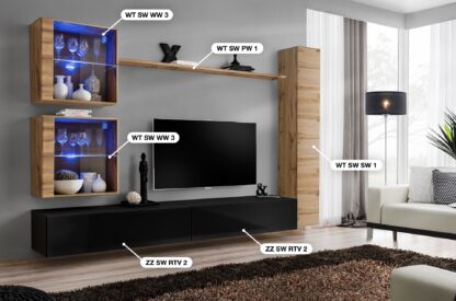 ASM Möbel Wohnwand Switch XVIII – Bild 2