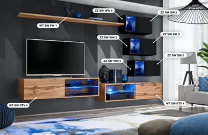 ASM Möbel Wohnwand Switch XXIV – Bild 3