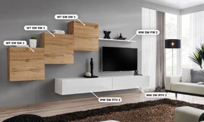 ASM Möbel Wohnwand Switch X – Bild 2