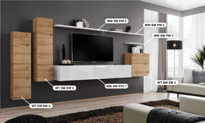 ASM Möbel Wohnwand Switch I – Bild 2