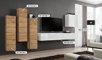ASM Möbel Wohnwand Switch III – Bild 2