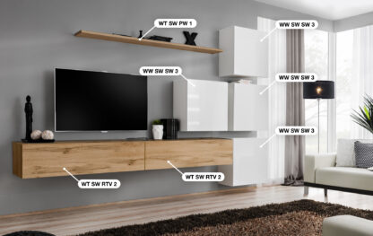 ASM Möbel Wohnwand Switch IX – Bild 2