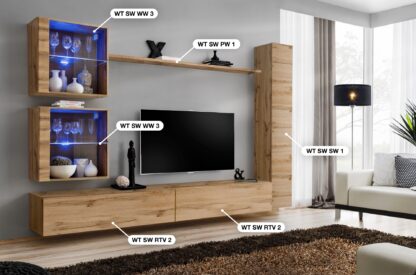 ASM Möbel Wohnwand Switch XVIII – Bild 2