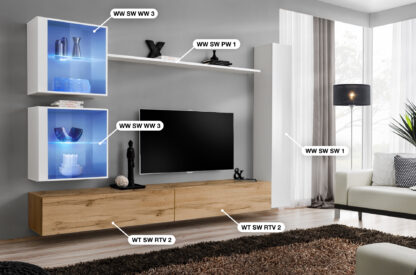 ASM Möbel Wohnwand Switch XVIII – Bild 2