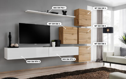 ASM Möbel Wohnwand Switch IX – Bild 2