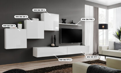 ASM Möbel Wohnwand Switch X – Bild 2