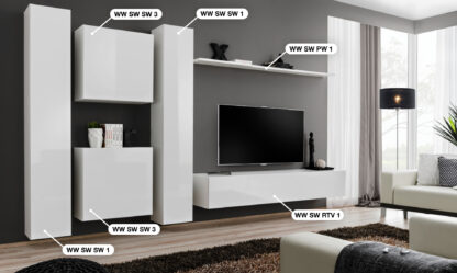 ASM Möbel Wohnwand Switch VI – Bild 2