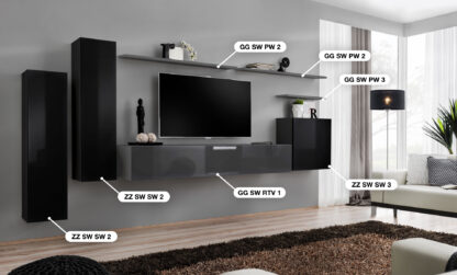 ASM Möbel Wohnwand Switch I – Bild 2
