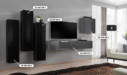 ASM Möbel Wohnwand Switch III – Bild 2