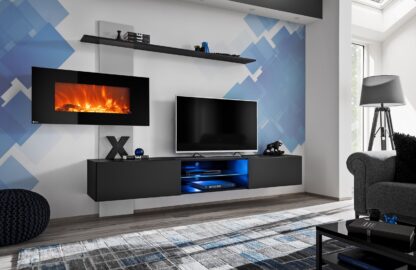 ASM Möbel Wohnwand Flame E