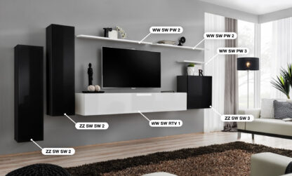 ASM Möbel Wohnwand Switch I – Bild 2