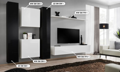 ASM Möbel Wohnwand Switch VI – Bild 2