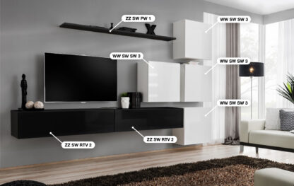 ASM Möbel Wohnwand Switch IX – Bild 2