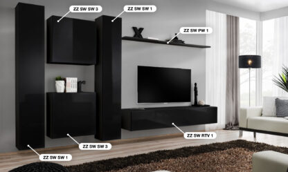 ASM Möbel Wohnwand Switch VI – Bild 2