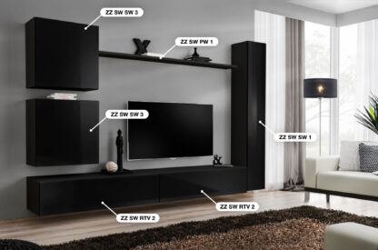 ASM Möbel Wohnwand Switch VIII – Bild 2