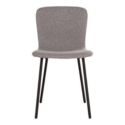 Halden Dining Chair – Esszimmerstuhl, hellgrau mit schwarzen Beinen, HN1275 – Bild 2