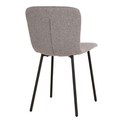 Halden Dining Chair – Esszimmerstuhl, hellgrau mit schwarzen Beinen, HN1275 – Bild 4