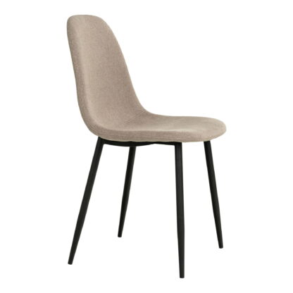 Stockholm Dining Chair – Esszimmerstuhl, Stein, schwarze Beine, HN1231 – Bild 3