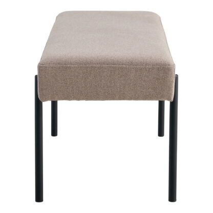 Swindon Bench – Bank, Stein, schwarze Beine, 100 x 36 x 42,5 cm, HN1231 – Bild 3