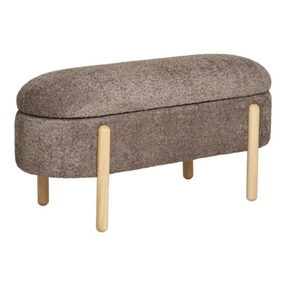 Branca Bank – Bank mit Stauraum, braun/natur, HN1237 – Bild 2