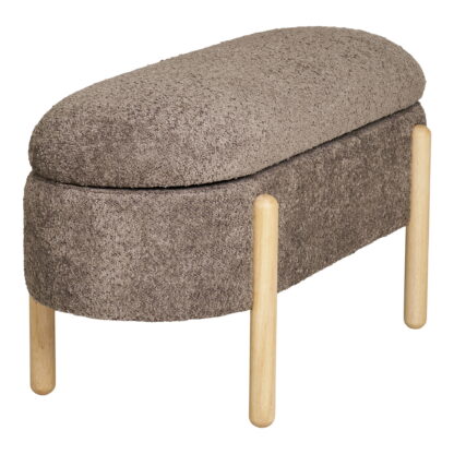 Branca Bank – Bank mit Stauraum, braun/natur, HN1237 – Bild 3