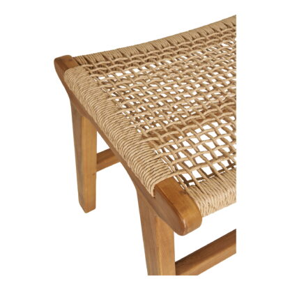 Derby Fußstütze - Fußstütze, Teak, Natur, 60x40x42 cm – Bild 5