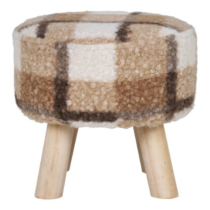 Aberdeen Stool - Hocker, Braunmischung ø31x29 cm, HN1261 – Bild 2