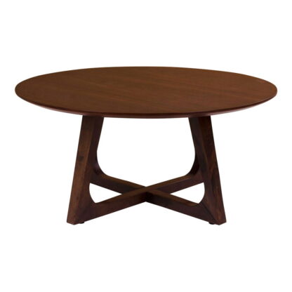 Hellerup Couchtisch – Couchtisch, Walnussfurnier ø75x36 cm – Bild 2