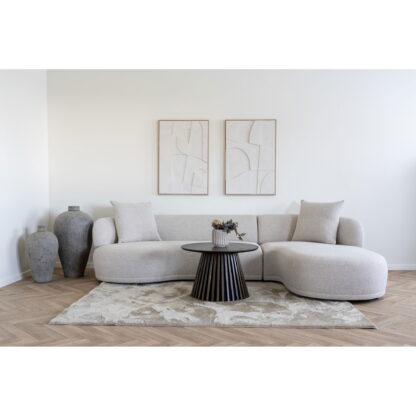 Osaka Couchtisch – Couchtisch, Eichenfurnier, geräuchert ø70x45 cm – Bild 2